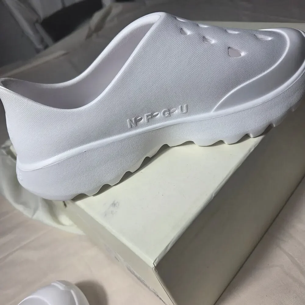 Darc Sport Hanzo V2 Foam Clog Shoes Bone White Mens 7 Womens 8.5 Gym Slides NIB